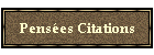 Penses Citations